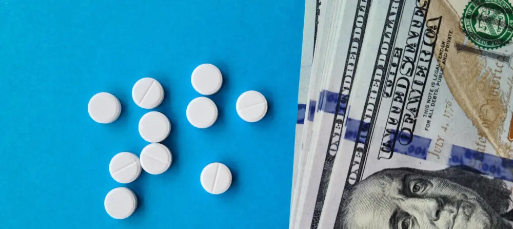 tablets on a blue background